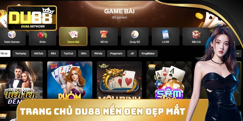 Ưu Điểm Nổi Bật Của DU88 So Với Nhà Cái Khác Bạn Nên Biết 2 Trang chủ nền đen có thể online lâu nhưng không mỏi mắt