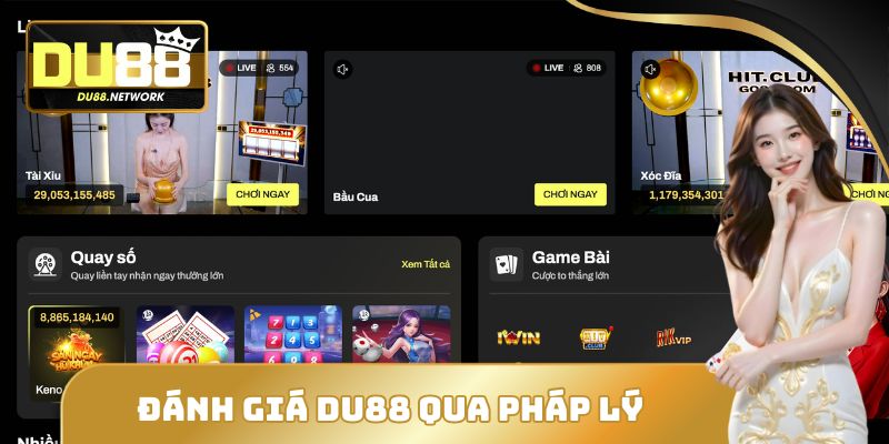 Đánh Giá Tổng Quan Nhà Cái DU88 Năm 2025 Qua 4 Tiêu Chí 1 Đánh giá tổng quan nhà cái DU88 năm 2025 về pháp lý